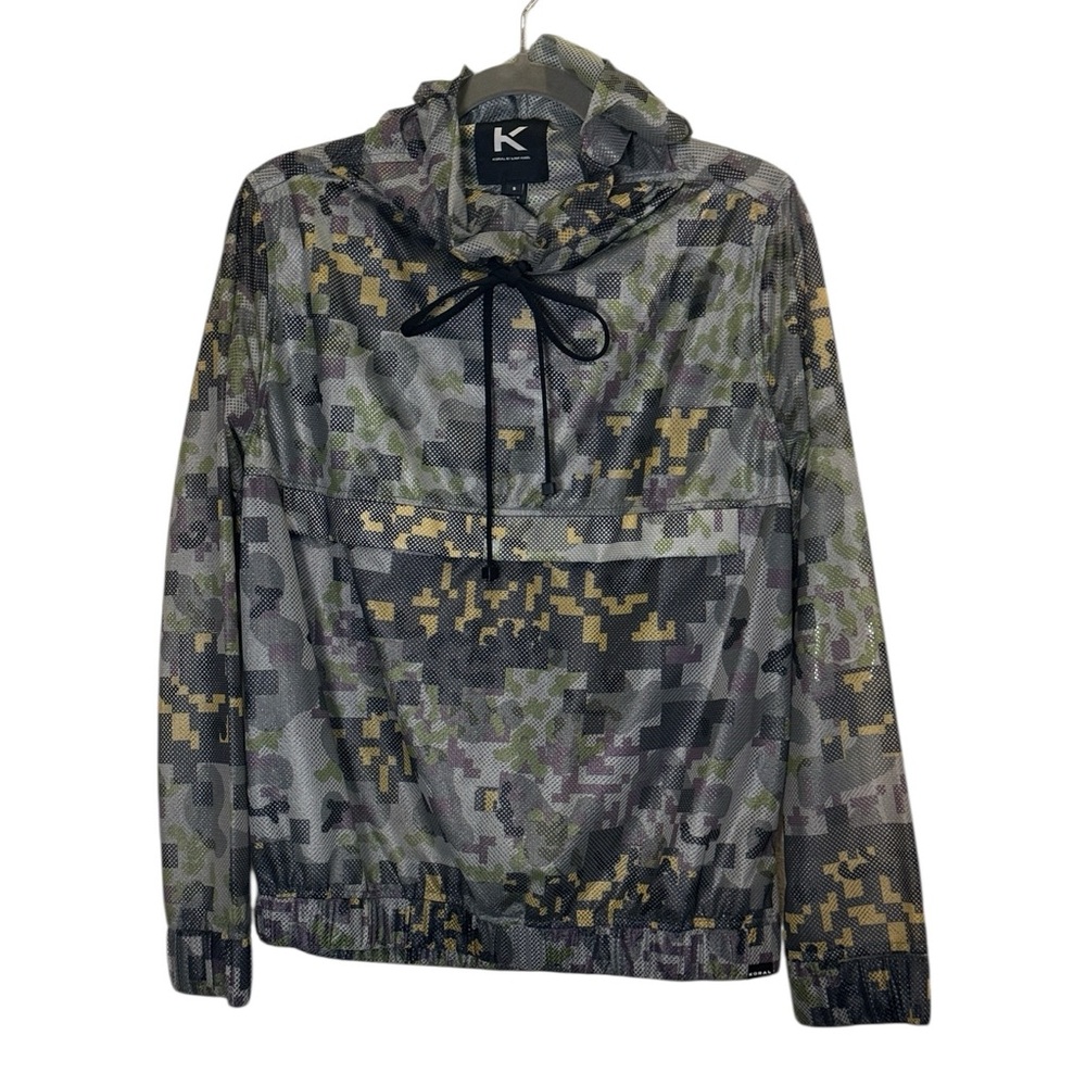 Koral Mesh Women’s Camouflage Mesh Athletic Utility Pullover Jacket sz S